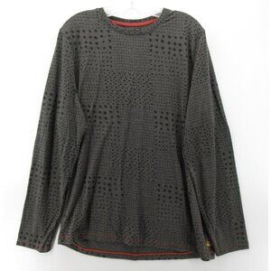 Janji Shirt Large Running Performance Abstract Dot Pullover Activewear